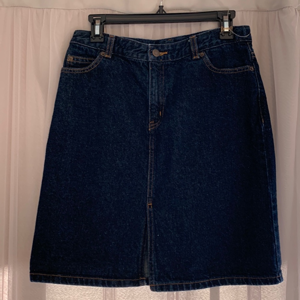 The Limited Mini Jean Skirt